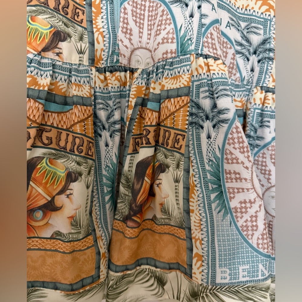 Agua Bendita Multicolor Printed Dress - Picture 11 of 16